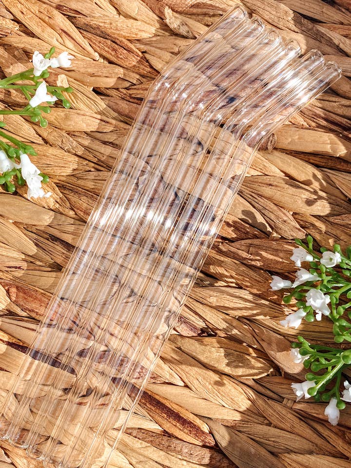 Reusable Glass Straw for wholesale by Penny & Co