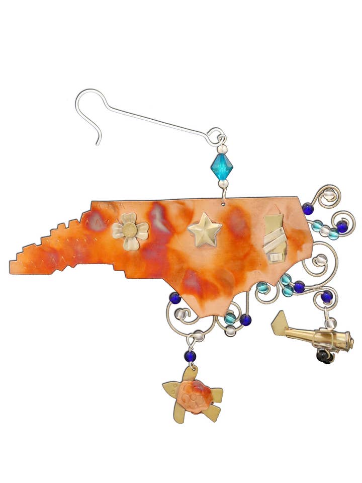 North Carolina Ornament for wholesale by Pilgrim Imports