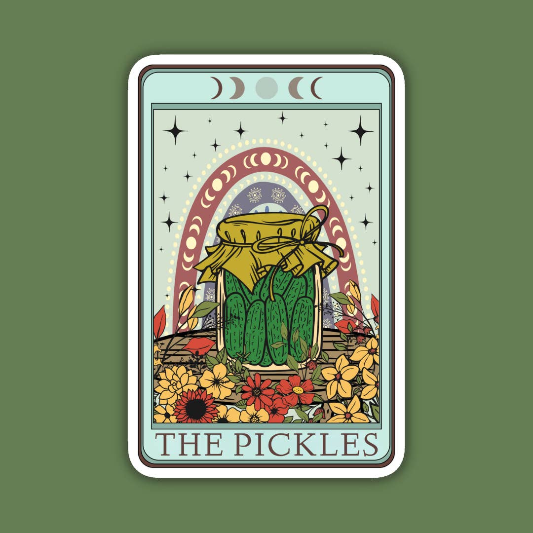 Indigo Maiden - Wholesale Sticker - The Pickles Alternative Tarot Card Sticker