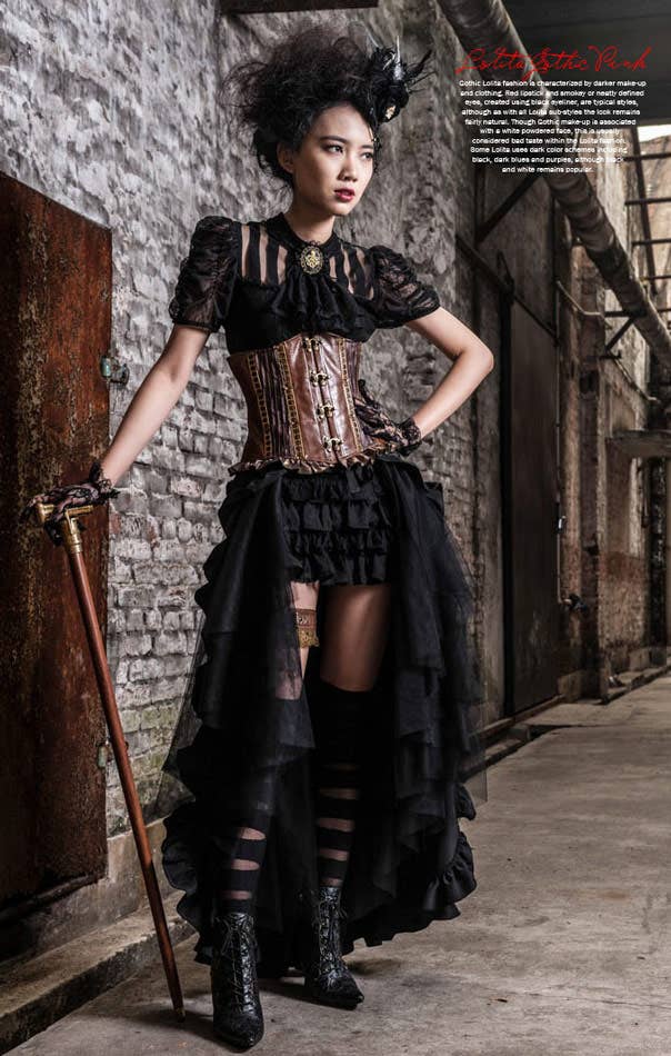 Western Fashion - Wholesale Skirt - Women's - SP100 - Steampunk Long Skirt3