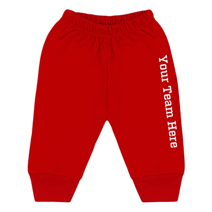 Collegiate Infant and Toddler Sweatpants: Screen Print for wholesale by Creative Knitwear