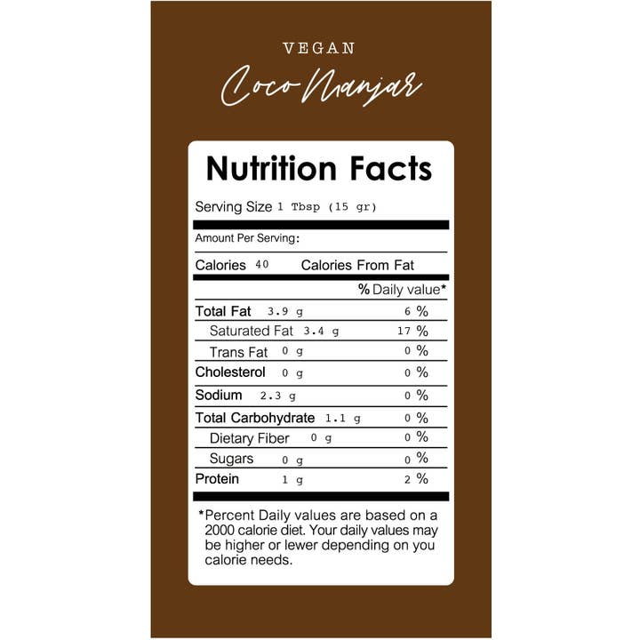 Manna Artisan Foods - Vente Confiture/gelée - Coco Manjar (Dulce de leche)4