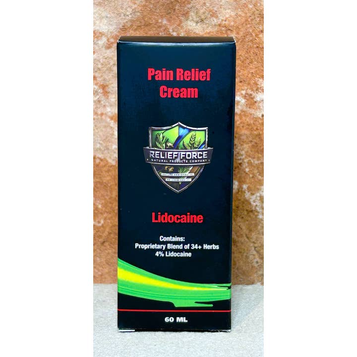 Natures Light - Wholesale Pain Relief Spray/Cream - Relief Force 4% Lidocaine - 2oz Roll On