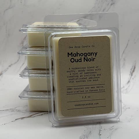 Mahogany Oud Noir - Wax Melt for wholesale by One Drop Candle Co.