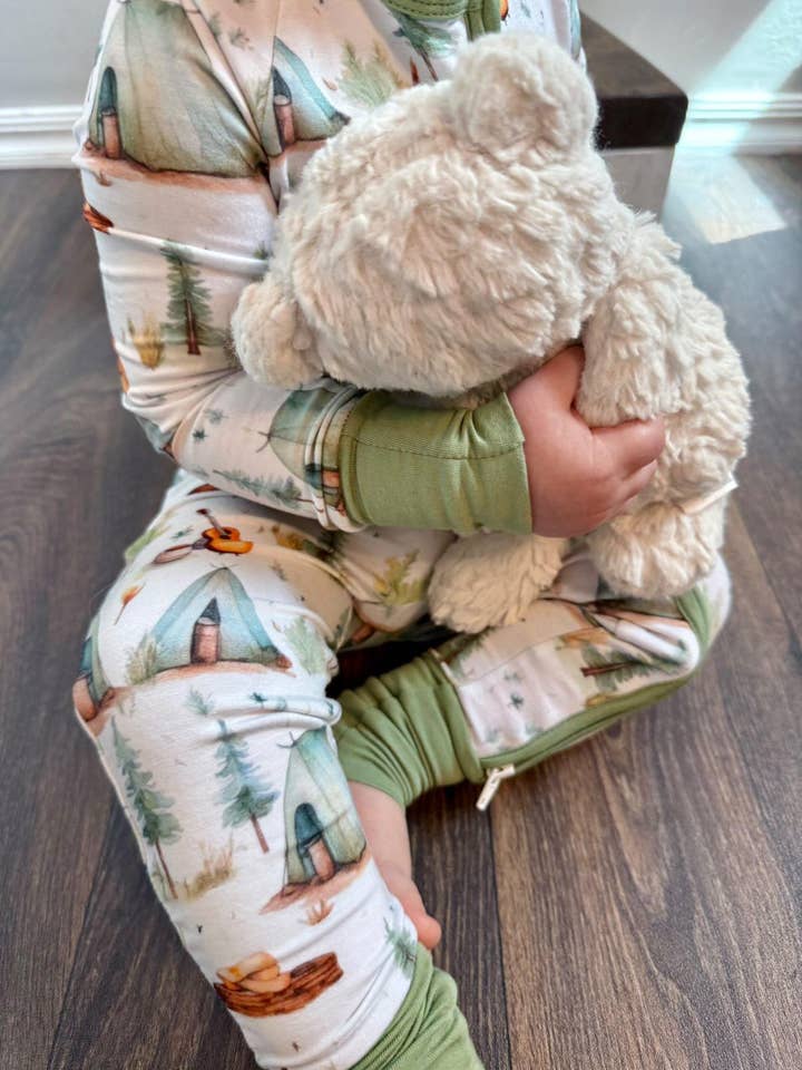 Cozy Campfire Bamboo Sleeper for wholesale by Evvie Bean's