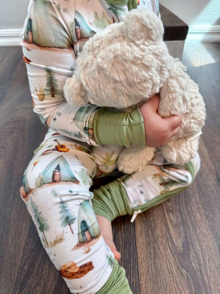 Cozy Campfire Bamboo Sleeper for wholesale by Evvie Bean's