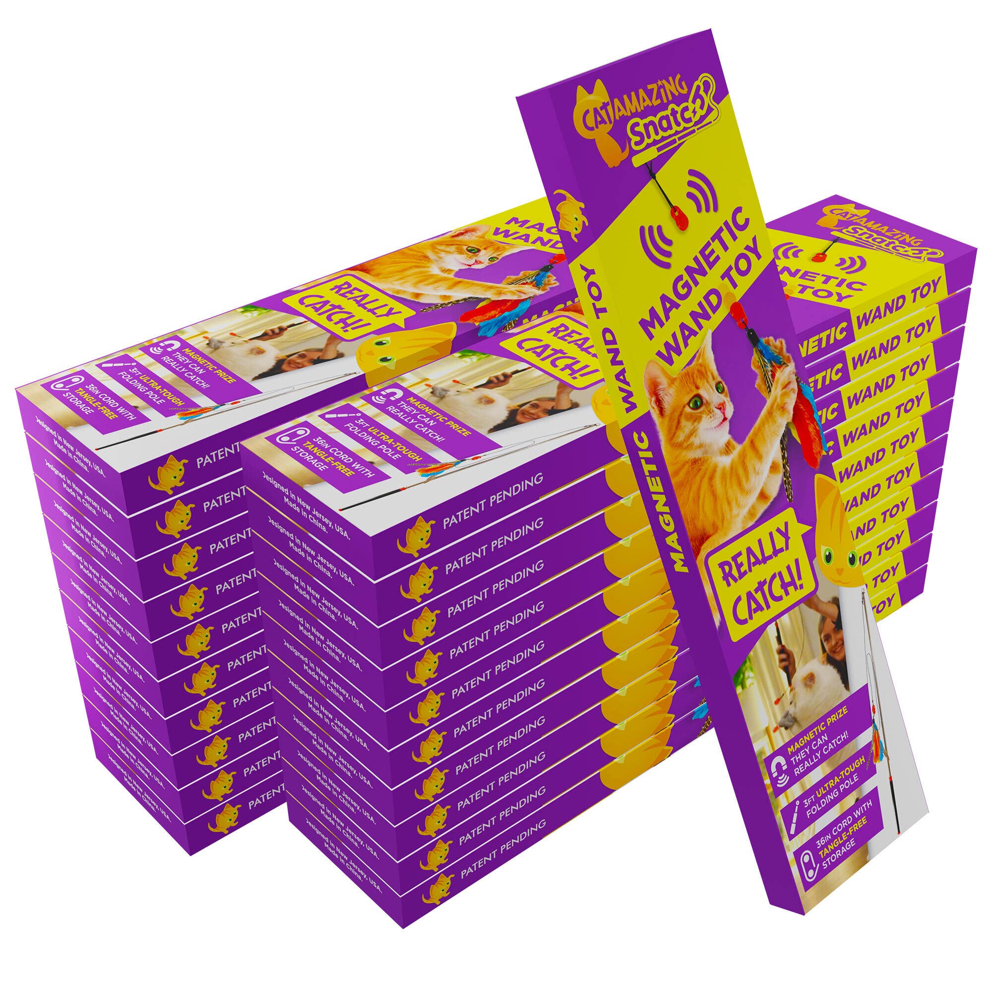 Cat Amazing - Wholesale Pet Toy - Cat - Cat Amazing SNATCH – Magnetic Wand Toy – Really Catch!6