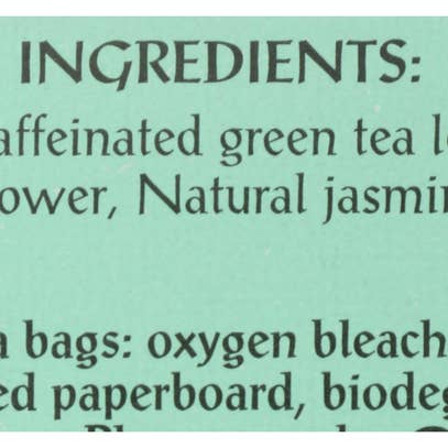 Triple Leaf Tea - Wholesale Health/Detox Tea - Jasmine Decaf Green Tea