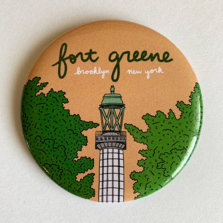Imán de Fort Greene Brooklyn Monument Souvenir del parque de Nueva York para venta al por mayor de Made by Nilina
