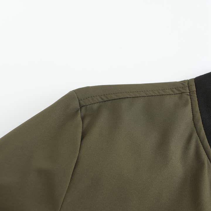 Rosa Clothing - Wholesale Bomber Jacket - Women's - zip front bomber jacket with side pocket5