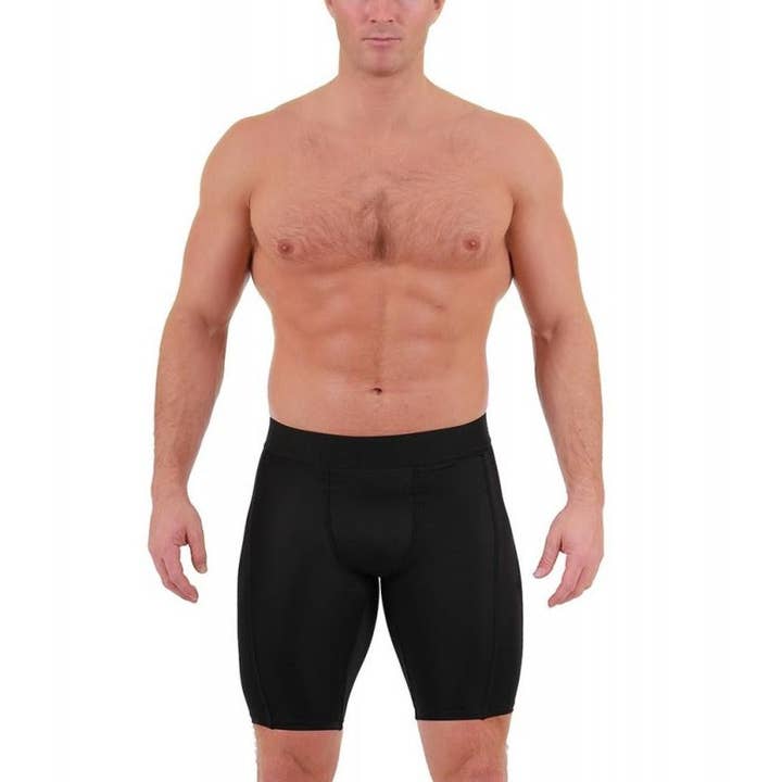 Insta Slim I.S.Pro USA Big & Tall Compression Shorts With Targeted Support Panels - 2SHT4478BT for wholesale by InstantFigure