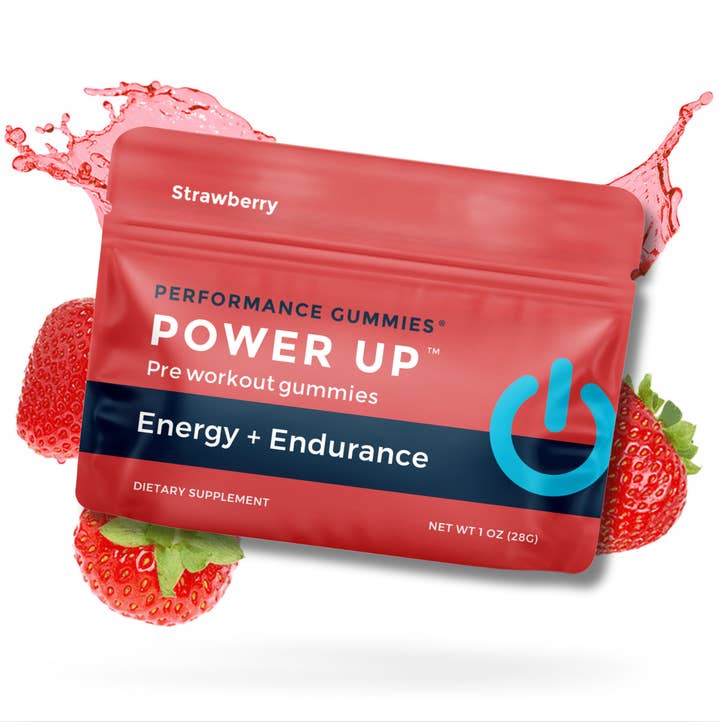 Pre Workout Gummies & Energy Supplements (12-Pack) Power Up for wholesale by Seattle Gummy Company