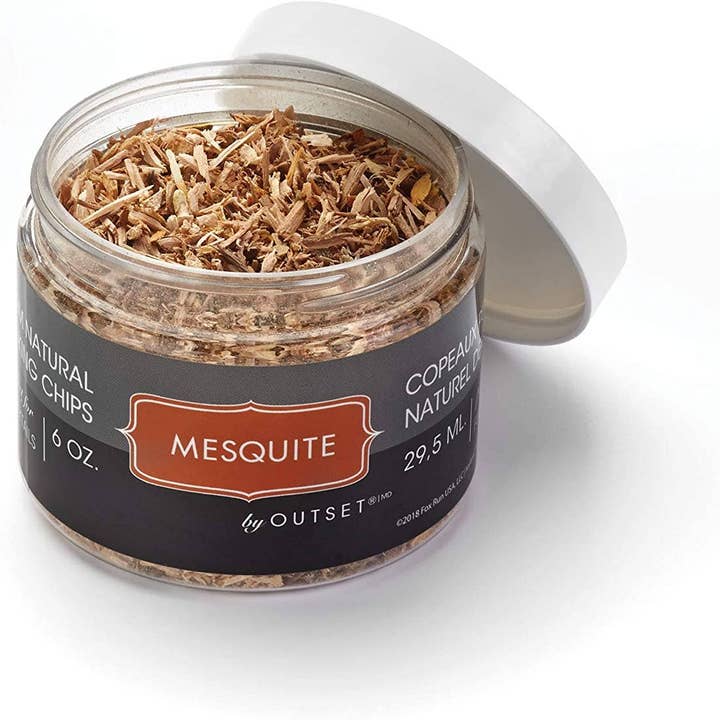 Fox Run Brands - Wholesale BBQ sauce - Outset Kiln-Dried Mesquite Wood Smoking Chips, 6-Ounce4