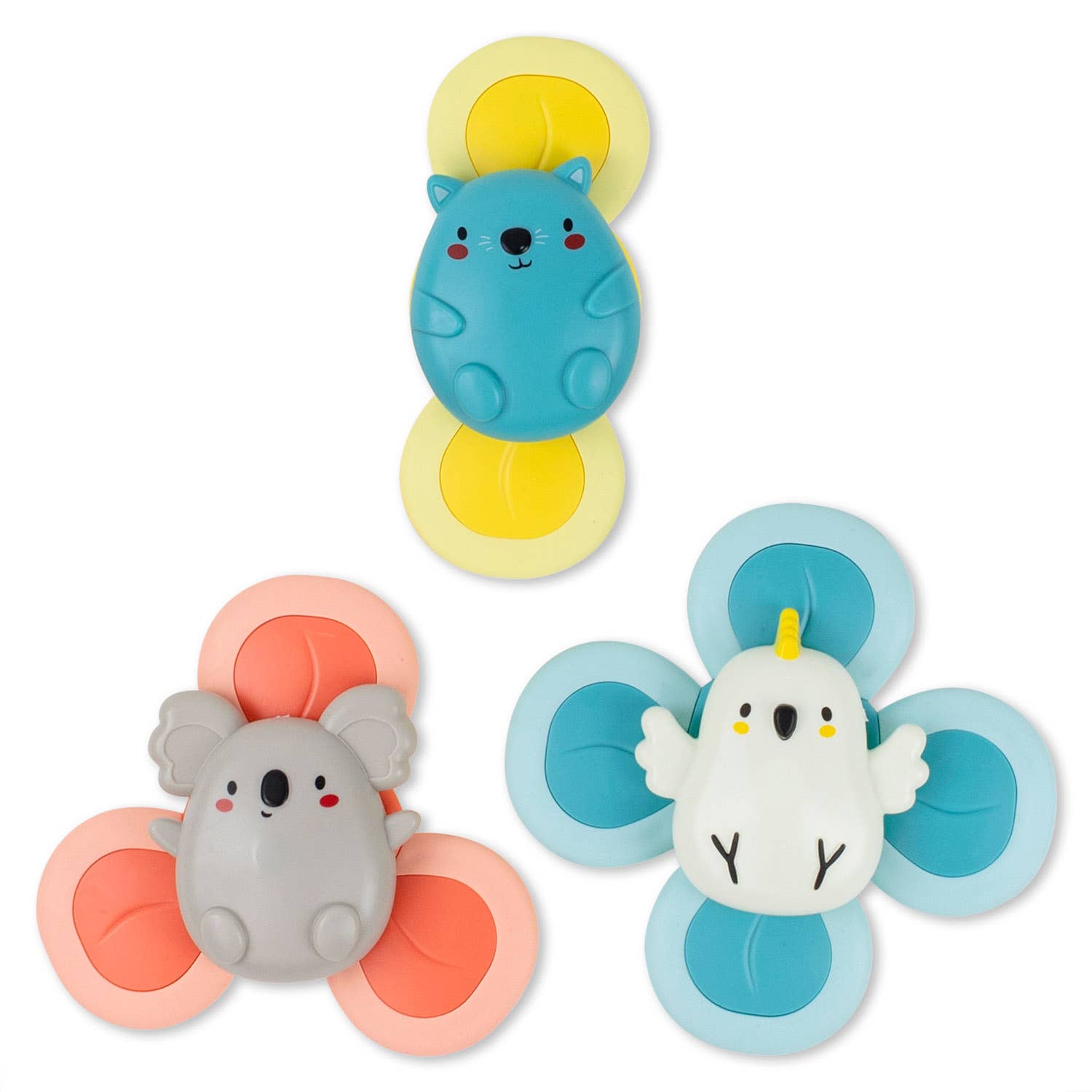 Tiger Tribe - Wholesale Bath Toy - Baby - Sensory Spinners - Aussie Animals0