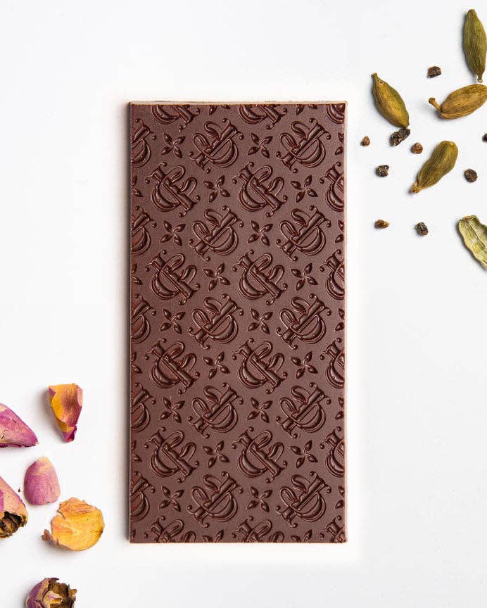 Intrigue Chocolate Co. - Wholesale Chocolate Bar - Cardamom + Rose0