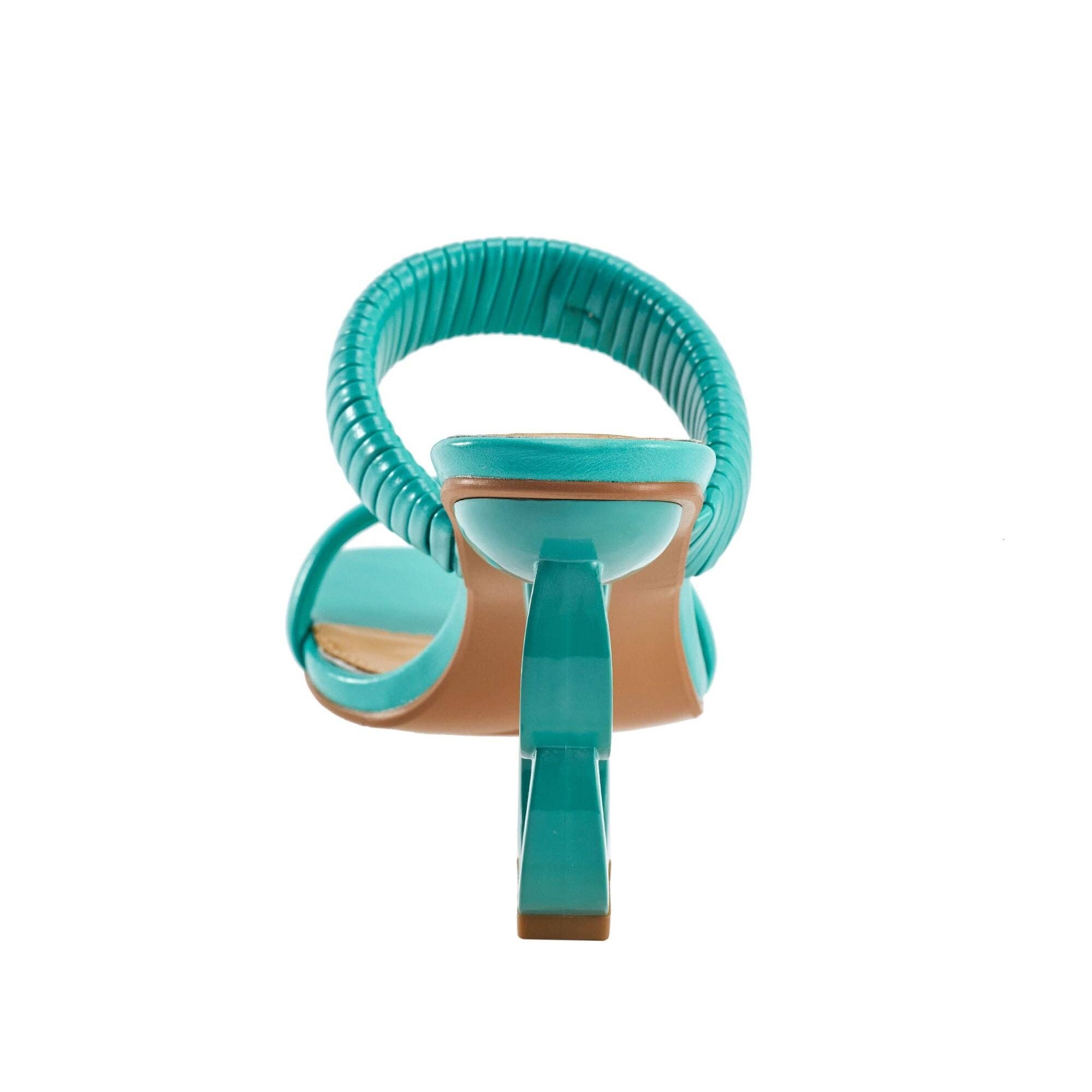 LADY COUTURE – Engroshandel Højhælede sko - Dame – Ninety Union RADDLE metalhæl plisseret tobåndsglide39