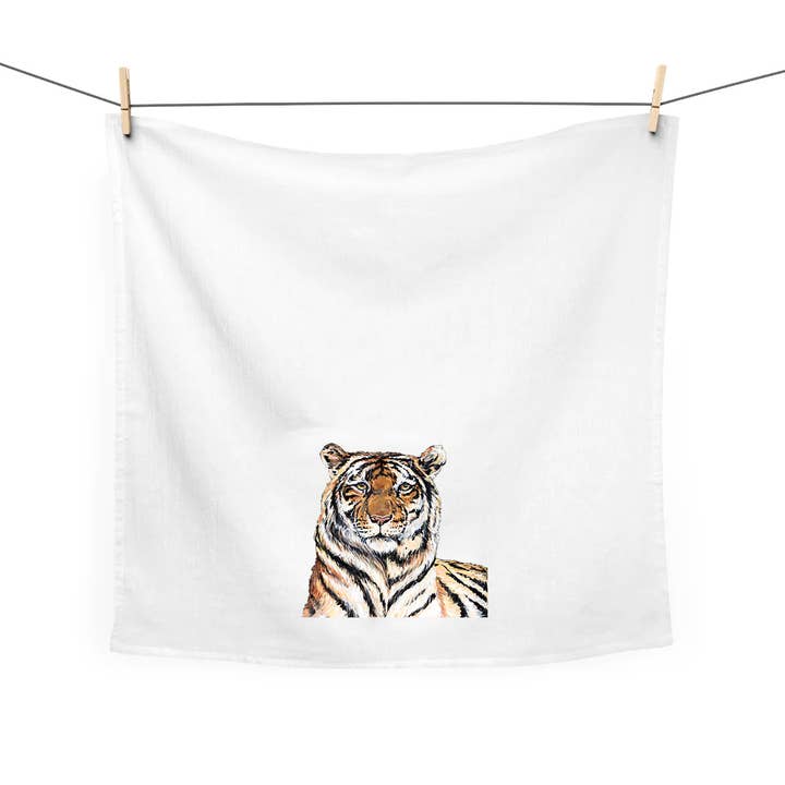 Mads Studio & Co. - Wholesale Tea Towel - Tiger Tea Towel1