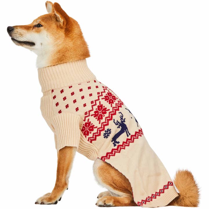 Blueberry Pet - Wholesale Pet Sweater - Dog - Custom-Knit & Dyed Christmas Snowflake Sweater - 6 Design 17