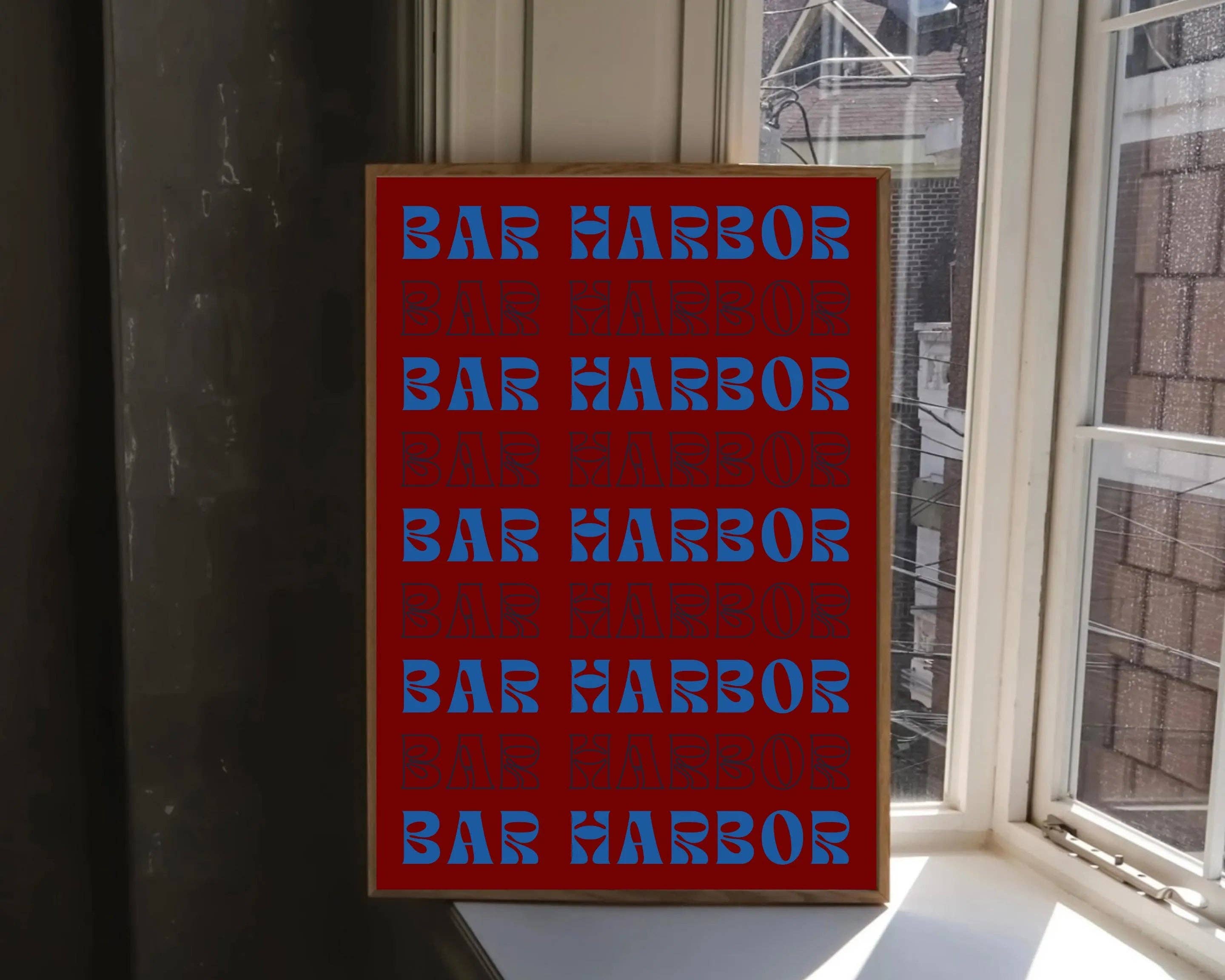 Olive Street Collective – wholesale Art print – Bar Harbor Maine Print1