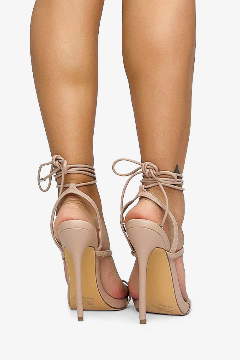 Lemonade Shoes - Vendita all'ingrosso Tacchi alti - Donna - SCAPE - Sandali con Tacco Alto da Donna in Nero e Nudo12