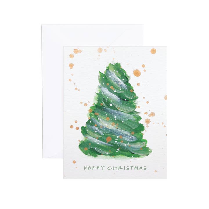 Carte de vœux pour sapin de Noël Rometty pour la vente par Evergreen Summer