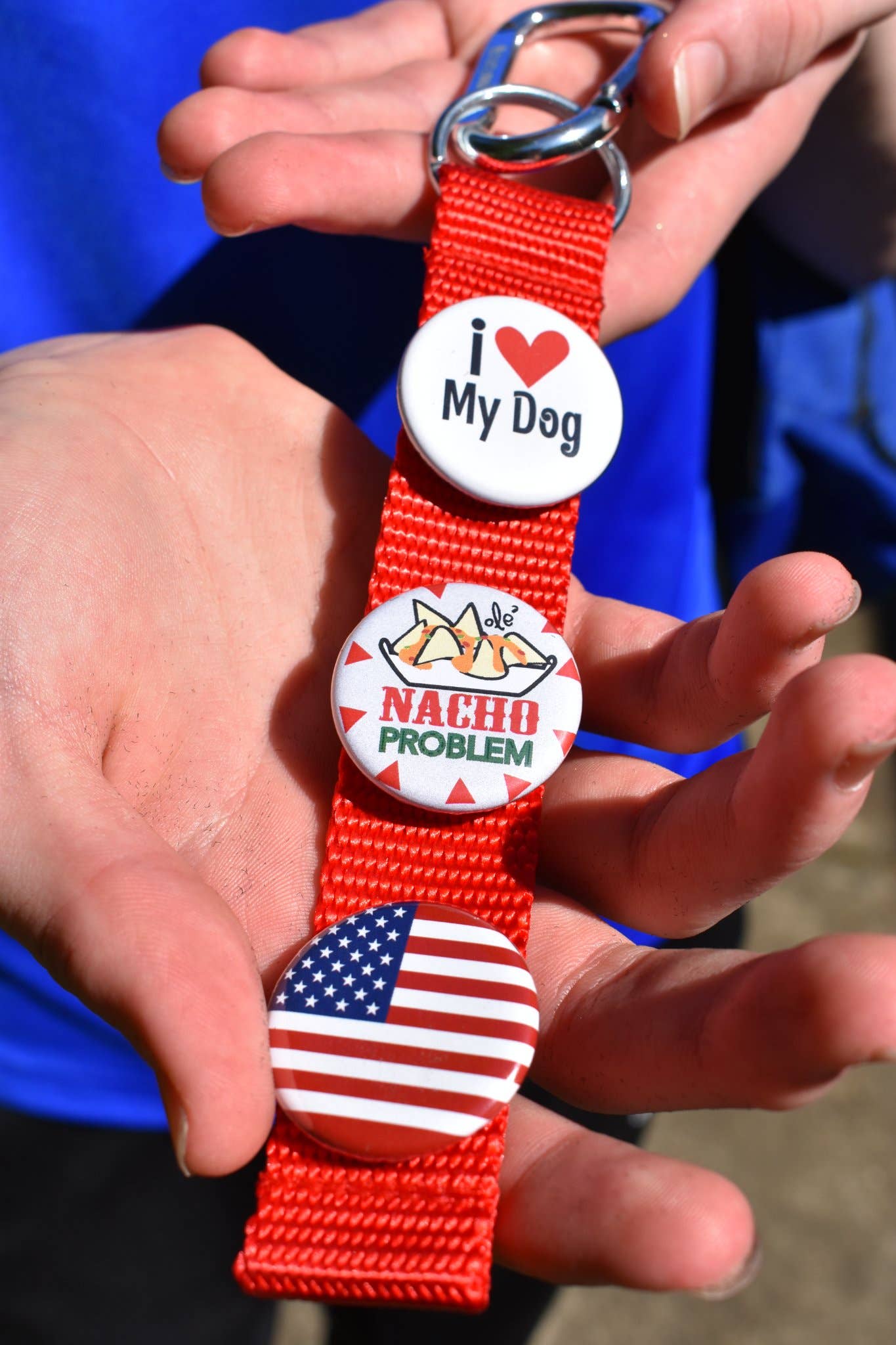 ChattySnaps - Wholesale Lapel Pin/Button - American Flag1
