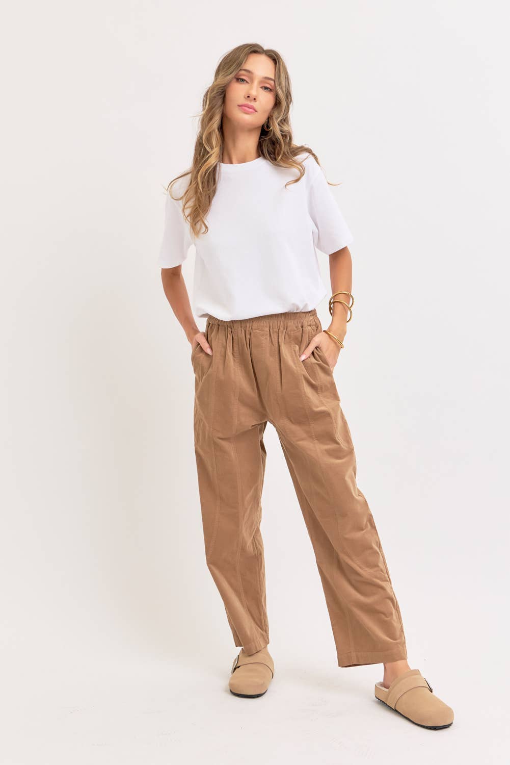 Sweet Lovely by Jen - Wholesale Pants - Women's - EASY CASUAL EVERYDAY PULL-ON RELAXED  CORDUROY PANTS 27