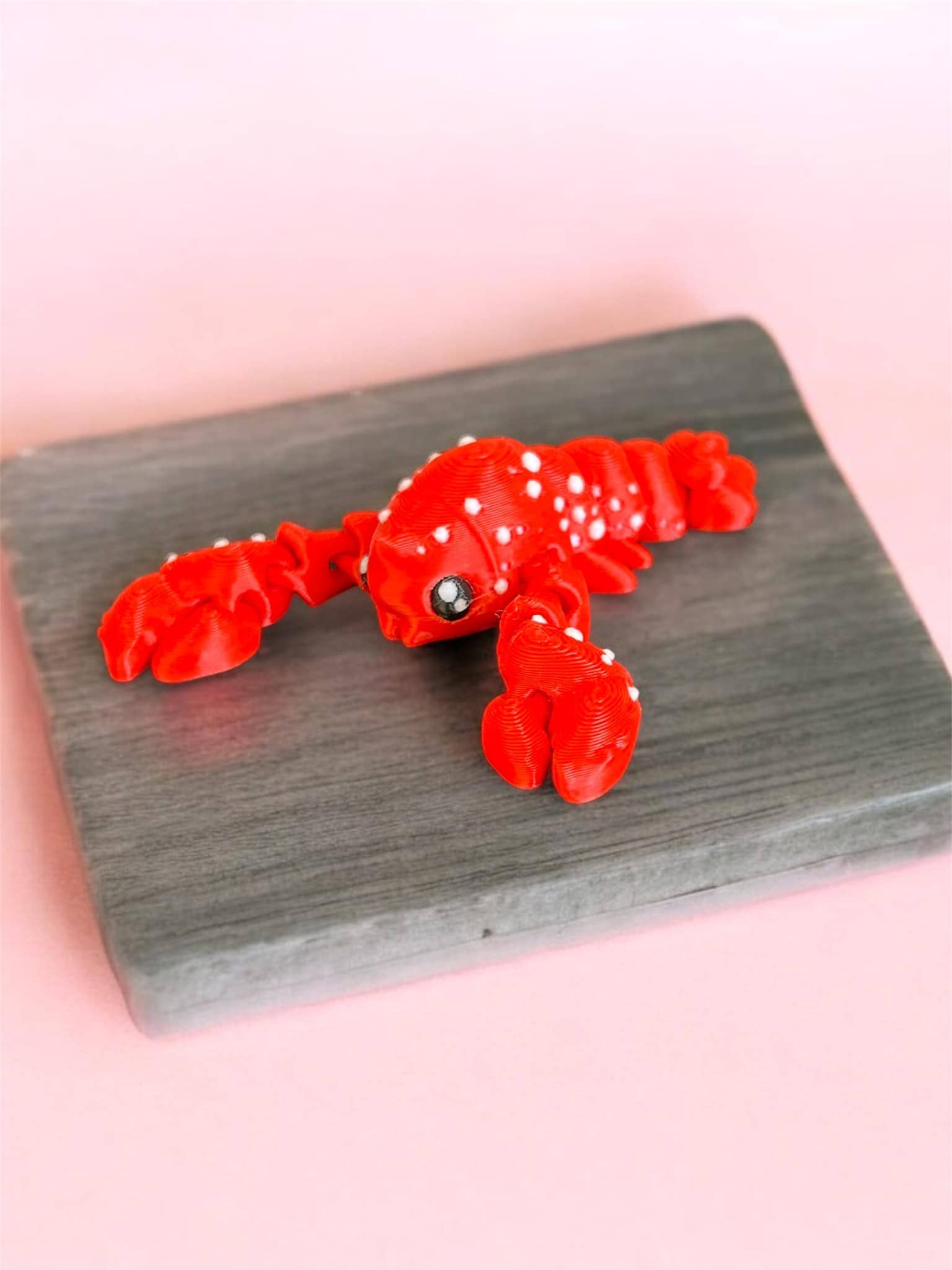 3D in Paradise - Vente Fidget/jouet anti-stress – enfant - Figurines de homard miniature anti-stress imprimées en 3D