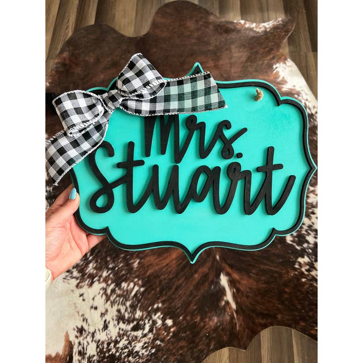 Retro Ranch Creations Wholesale - Wholesale Sign - Teacher Door Sign