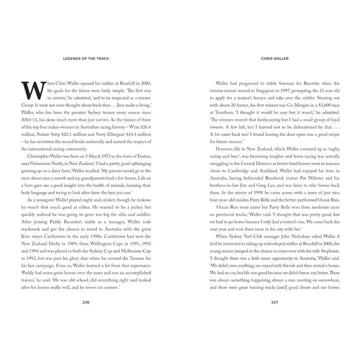 Gelding Street Press - Wholesale Sports & Recreation - Legends of the Track6