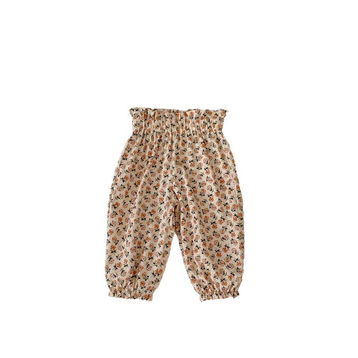 Aprikose 3-24M Baby Mädchen Blumenhosen Großhandel Baby Boutique Kleidung V3824032600130 für den Großhandel auf Faire