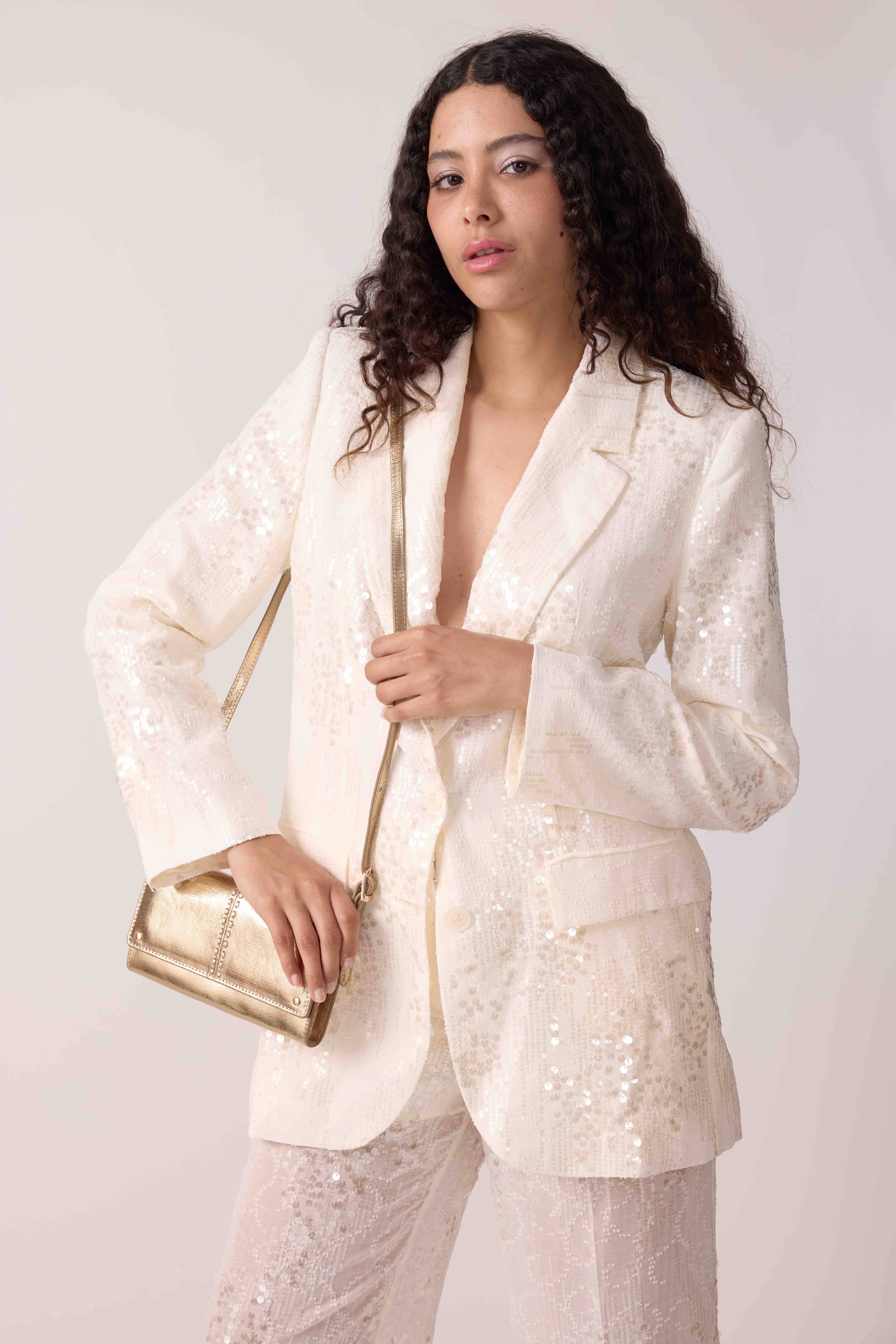 Maradji - Wholesale Messenger Bag - Women's - GOLDEN COPPER LEATHER POUCH GINA5