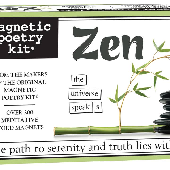 Kit de poésie magnétique Zen pour la vente par Magnetic Poetry