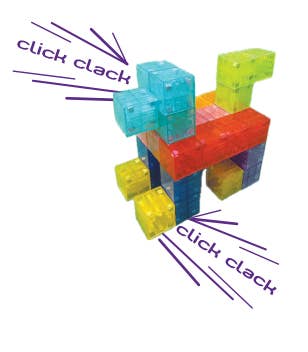 EBlox - Wholesale Building Set - Kids - XOIOX - Glow in the Dark - Magnetic Cubes