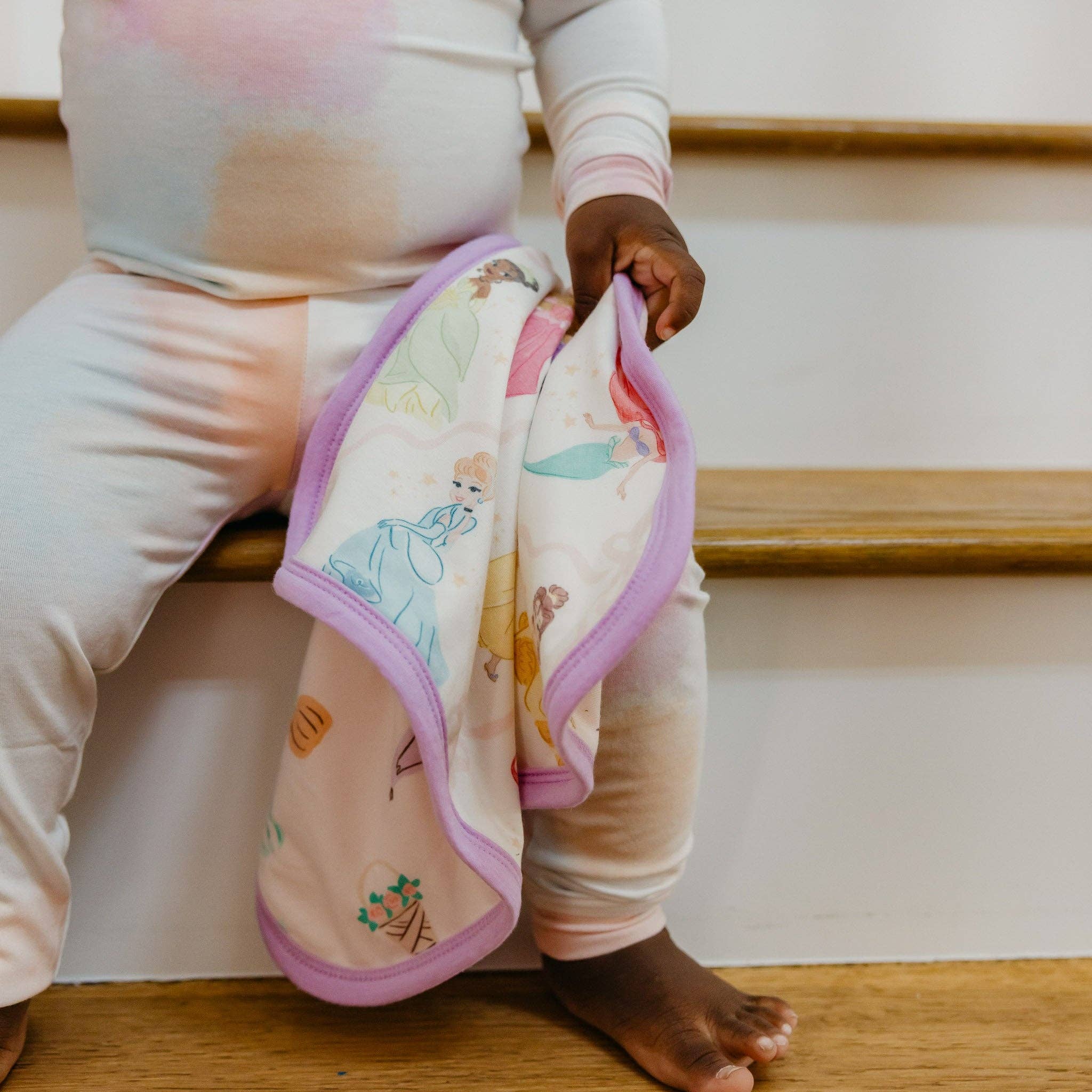 Copper Pearl - Wholesale Security/Cuddle Blanket - Baby - Three-Layer Security Blanket Set - Disney Princess3