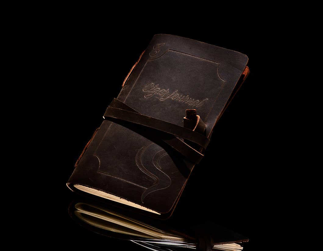 Sisuman - Vente Journal intime - Carnet de dégustation de cigares Sisuman en cuir véritable0