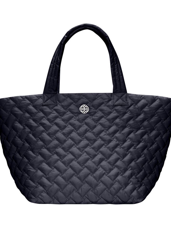 Black Large Quilted Tote similar MZ Wallace & Oliver Thomas for wholesale by Ameliora
