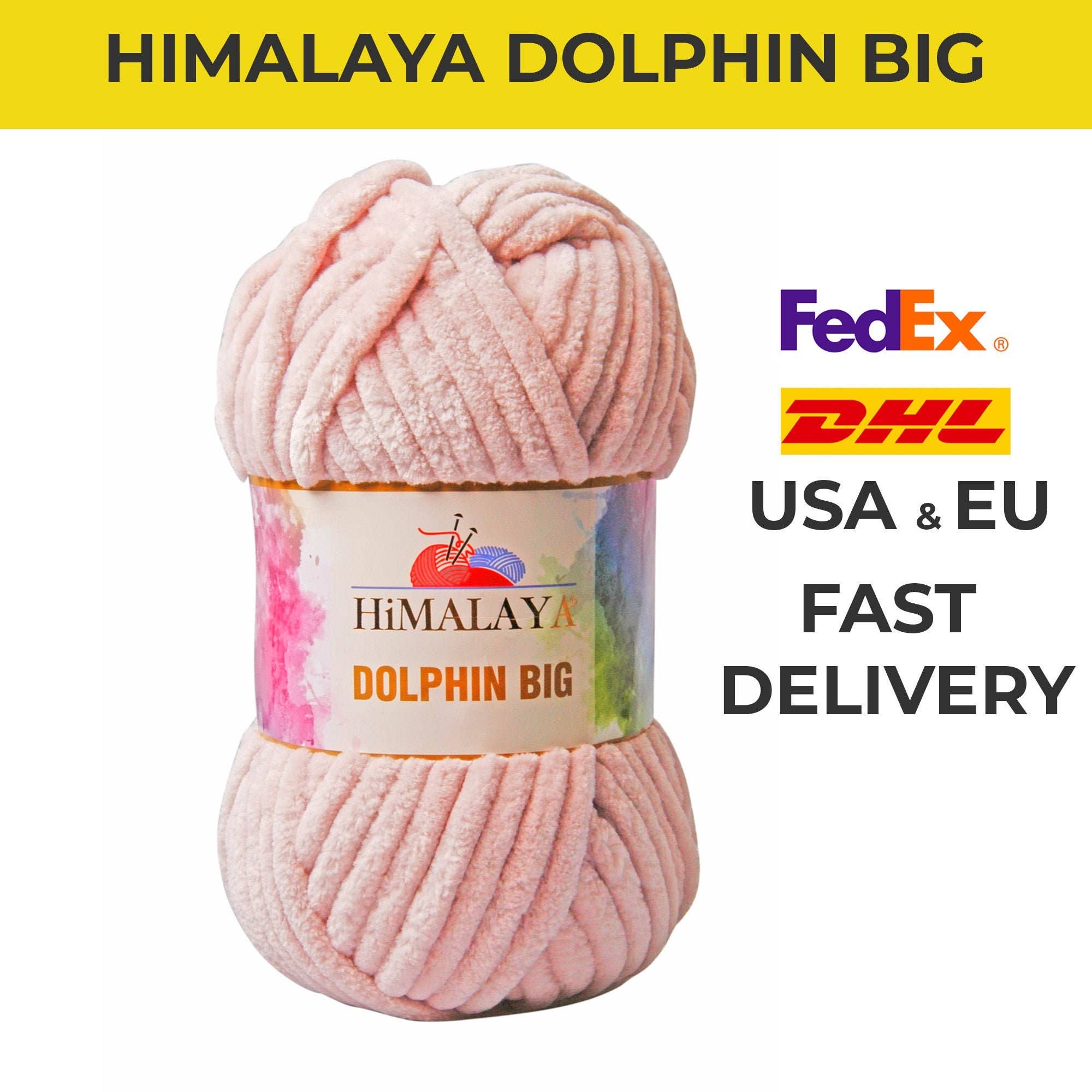 Craftsyarn – wholesale Yarn – Himalaya Dolphin Big | Velvet Yarn | Plush Yarn |0