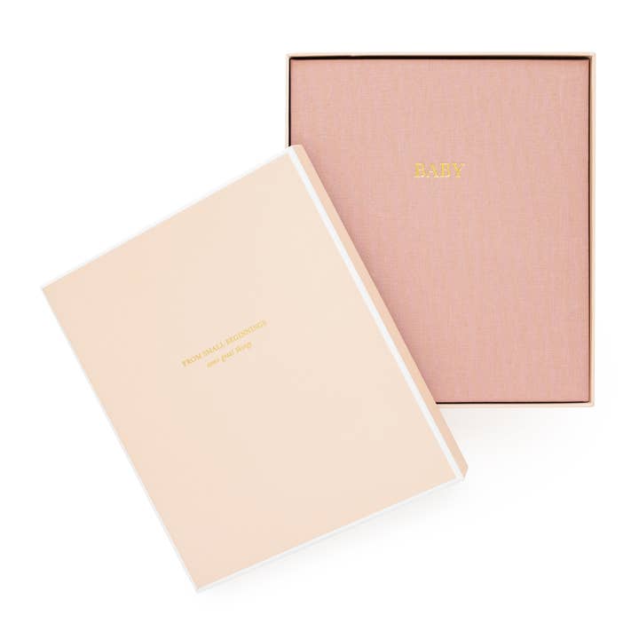 Sugar Paper - Wholesale Memory Book - Kids & Baby - Baby Book, Rose Linen4