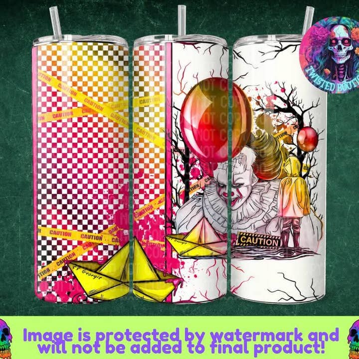 Gobelet You'll Float Too pour la vente par Twisted Bootique