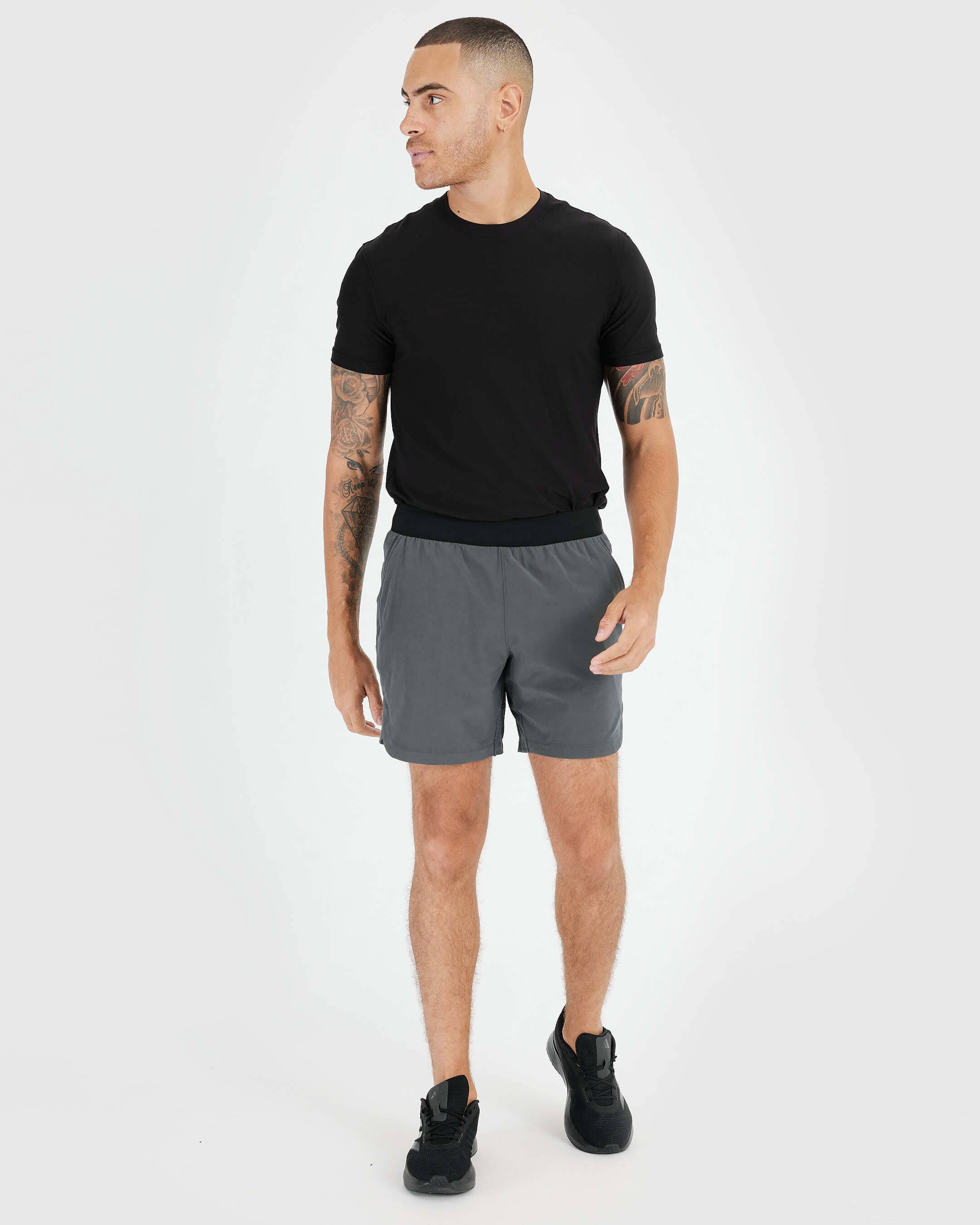 True Classic - Wholesale Athletic Shorts - Men's - 7" Carbon Active Training Shorts4