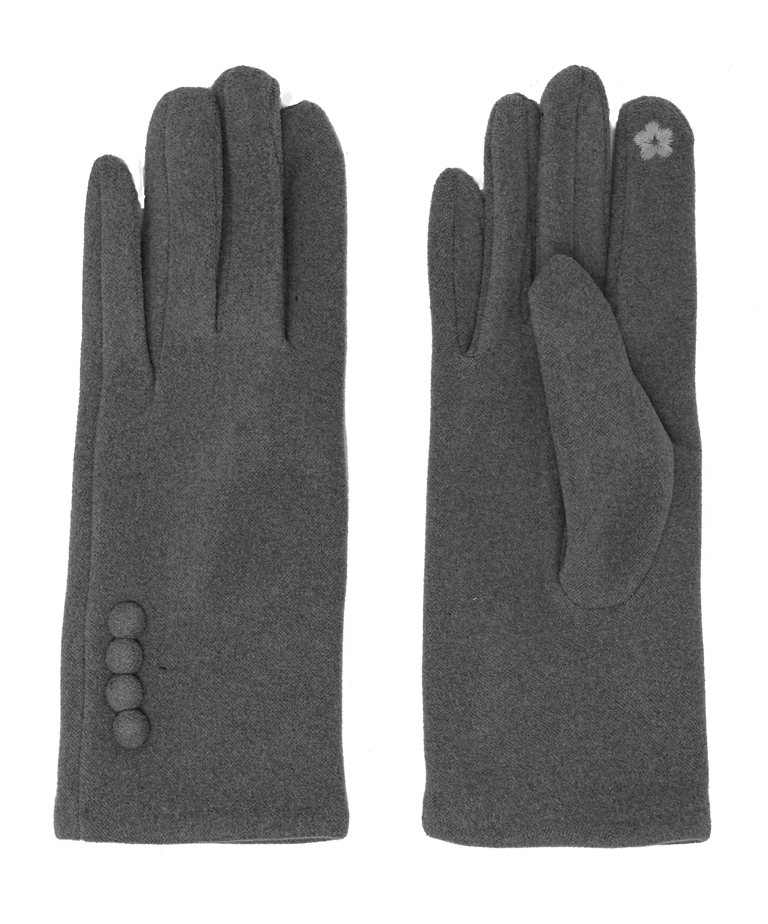 Alba Wholesale – wholesale Gloves – Women's – Four Button Touchscreen Gloves12
