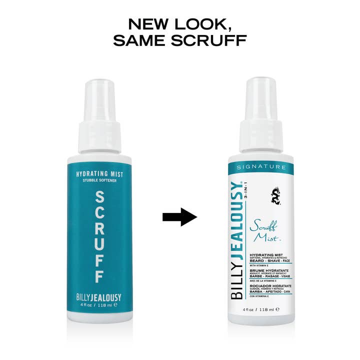 Billy Jealousy - Wholesale Beard Styling Product - Signature Scruff Mist 3-in-1 (Beard, Shave, Scruff/Face)