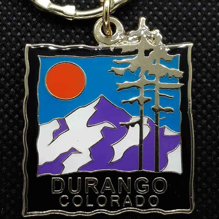Keychain - Durango Tree Mountain for wholesale by Fantastic Souvenirs, Gifts & Collectibles