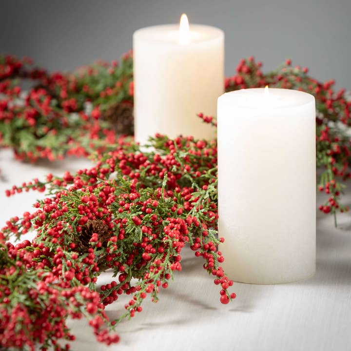 Sullivans Home Decor - Wholesale Bunting/Garland - CEDAR BERRY GARLAND