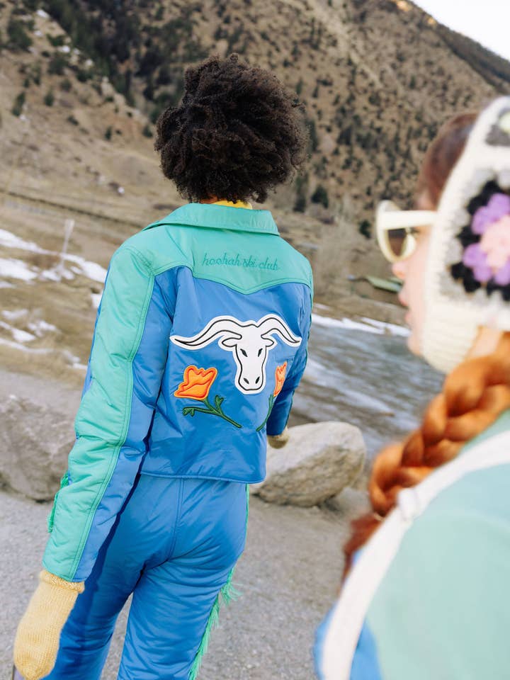 Hoohah - Wholesale Coat - Women's - Western Coat in Beryl Blue1