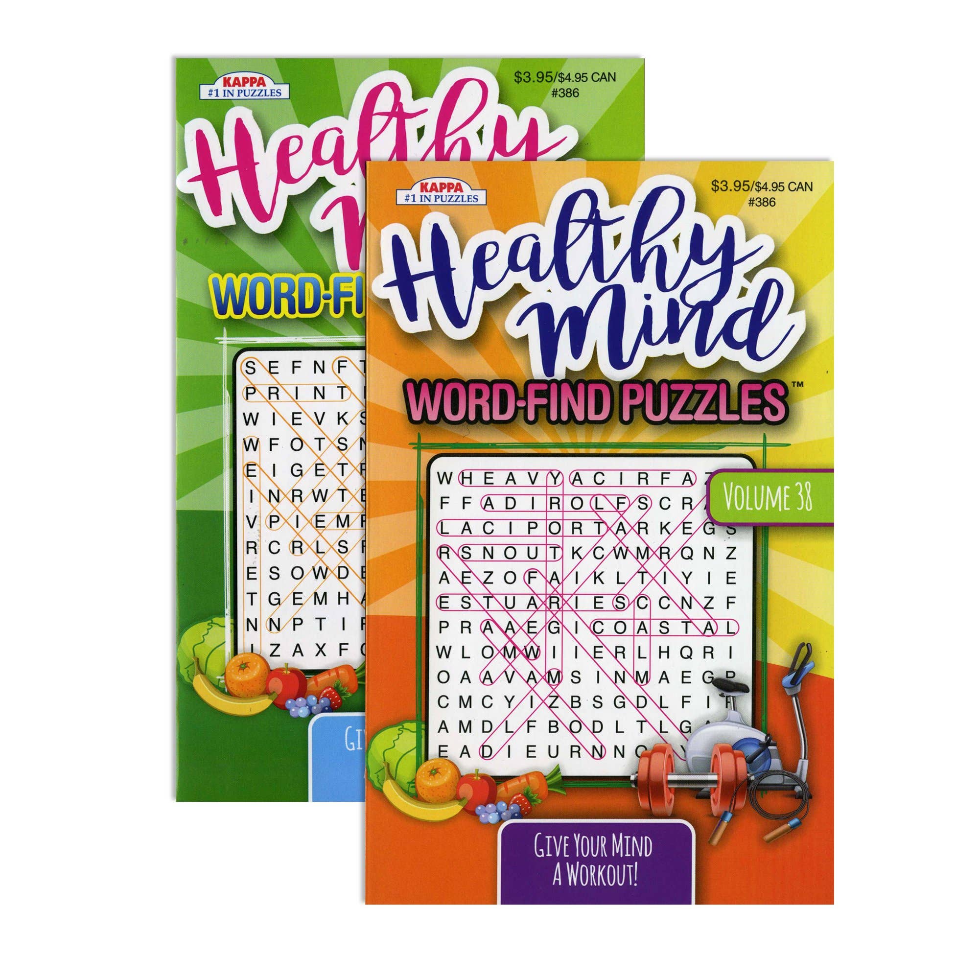 Luna Office Supply -  Everyday Essential – wholesale Puzzle – Adult – Kappa Healthy Minds Words Finds Puzzle Book1