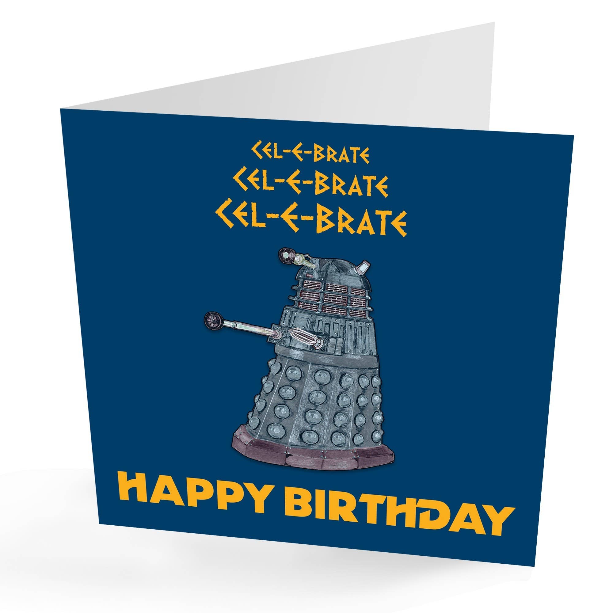presentingperfection - Vente Cartes d'anniversaire - Carte Dr Who Dalek amusante. Carte d'anniversaire Dr Who0