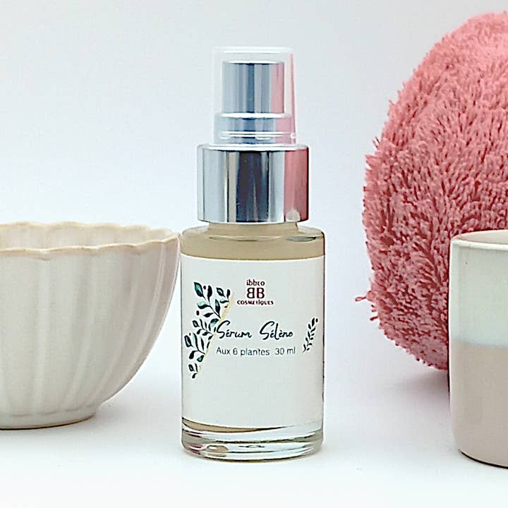 Siero sensibile alla selene, menta e vite rossa per la vendita all'ingrosso da parte di Ibbeo Cosmétiques