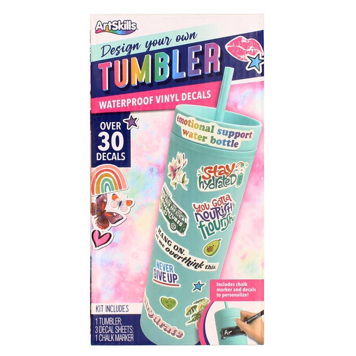 ArtSkills - Wholesale DIY Craft Kit - Kids - Design Your Own Tumbler Kit